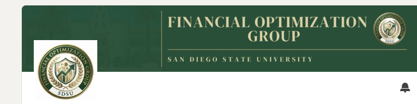 Financial Optimization Group at San Diego State University seal